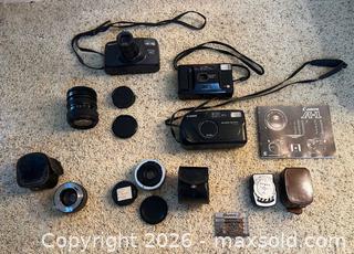 MaxSold Auction: Vintage Cameras and Lenses Canon Pentax More - Los Angeles (California, USA) PARTNER MANAGED Estate Sale Online Auction - N Croft Avenue