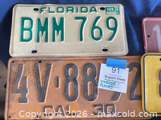 MaxSold Auction: Vintage License Plates  - Los Angeles (California, USA) PARTNER MANAGED Estate Sale Online Auction - N Croft Avenue