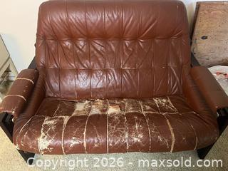 MaxSold Auction: Vintage Percival Lafer Brazilian Leather Loveseat - Los Angeles (California, USA) PARTNER MANAGED Estate Sale Online Auction - N Croft Avenue