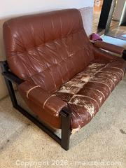 MaxSold Auction: Vintage Percival Lafer Brazilian Leather Loveseat - Los Angeles (California, USA) PARTNER MANAGED Estate Sale Online Auction - N Croft Avenue