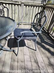 MaxSold Auction: Patio Table, Chairs and Umbrella. C - London (Ontario, Canada) SELLER MANAGED Estate Sale Online Auction - Shore Road