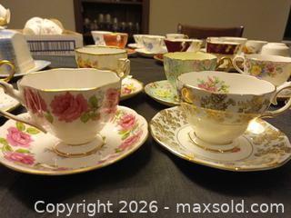 MaxSold Auction: Tea Cup and Saucer Sets B - London (Ontario, Canada) SELLER MANAGED Estate Sale Online Auction - Shore Road