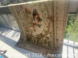 MaxSold Auction: Vintage French Goblys Tapestry Woven Floral Wall Hanging 81 x 56 in - Toronto (Ontario, Canada) SELLER MANAGED Downsizing Online Auction - O'connor Drive (CONDO)