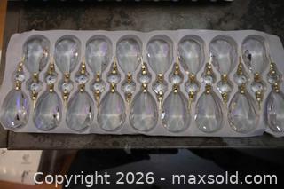 MaxSold Auction: 17 Drop Crystals for Chandelier new. - Toronto (Ontario, Canada) SELLER MANAGED Downsizing Online Auction - Chesswood Drive (STORAGE)