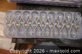 MaxSold Auction: 17 New Drop Crystals. - Toronto (Ontario, Canada) SELLER MANAGED Downsizing Online Auction - Chesswood Drive (STORAGE)