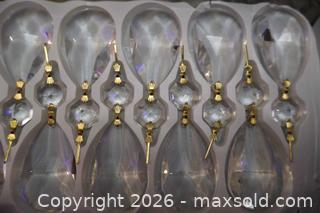 MaxSold Auction: 17 New Drop Crystals for Chandeliers. - Toronto (Ontario, Canada) SELLER MANAGED Downsizing Online Auction - Chesswood Drive (STORAGE)