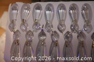 MaxSold Auction: 27 Prism drop Crystals for chandelier. - Toronto (Ontario, Canada) SELLER MANAGED Downsizing Online Auction - Chesswood Drive (STORAGE)