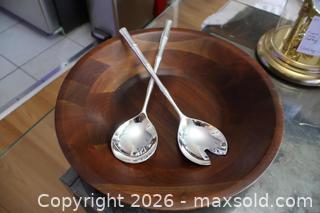 MaxSold Auction: Baribocraft Bowl and Birks Salad Forks.  - Toronto (Ontario, Canada) SELLER MANAGED Downsizing Online Auction - Chesswood Drive (STORAGE)