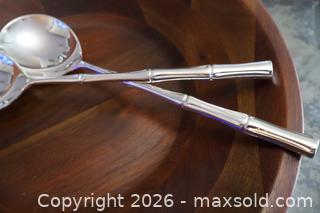 MaxSold Auction: Baribocraft Bowl and Birks Salad Forks.  - Toronto (Ontario, Canada) SELLER MANAGED Downsizing Online Auction - Chesswood Drive (STORAGE)