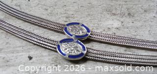 MaxSold Auction: 1930-40 solid Russian Turkish Inspired STERLING Foxtail Necklace - Victoria (British Columbia, Canada) SELLER MANAGED Downsizing Online Auction - Gorge Road. East (CONDO)
