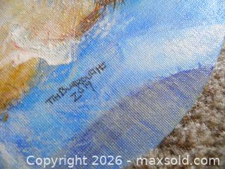 MaxSold Auction: LOT of Acrylic Paintings-Unframed - Victoria (British Columbia, Canada) SELLER MANAGED Downsizing Online Auction - Gorge Road. East (CONDO)
