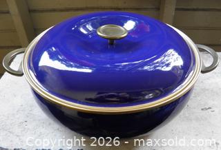 MaxSold Auction: NEW- Vintage Copco Sam Lebowitz designed enameled cast iron Dutch oven made in Spain - Victoria (British Columbia, Canada) SELLER MANAGED Downsizing Online Auction - Gorge Road. East (CONDO)