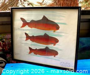 MaxSold Auction: Original and signed by the late Indigenous Artist Alvin Elif Constant " Wandering Spirit" - Victoria (British Columbia, Canada) SELLER MANAGED Downsizing Online Auction - Gorge Road. East (CONDO)