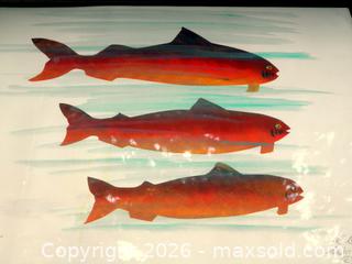 MaxSold Auction: Original and signed by the late Indigenous Artist Alvin Elif Constant " Wandering Spirit" - Victoria (British Columbia, Canada) SELLER MANAGED Downsizing Online Auction - Gorge Road. East (CONDO)