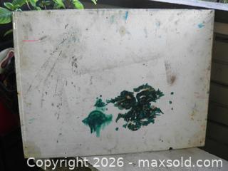 MaxSold Auction: Unframed LARGE Colorful Acrylic - Victoria (British Columbia, Canada) SELLER MANAGED Downsizing Online Auction - Gorge Road. East (CONDO)