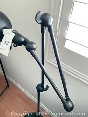 MaxSold Auction: Modern Industrial Black Metal Floor Lamp - Los Angeles (California, USA) PARTNER MANAGED Moving Online Auction - Erwin Street (CONDO)