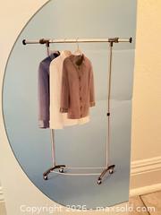 MaxSold Auction: The Container Store Adjustable Chrome Garment Rack - Los Angeles (California, USA) PARTNER MANAGED Moving Online Auction - Erwin Street (CONDO)
