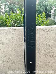 MaxSold Auction: Verdetek Black Powder-Coated Steel Privacy Screen / Patio Panel 77x45 - Los Angeles (California, USA) PARTNER MANAGED Moving Online Auction - Erwin Street (CONDO)