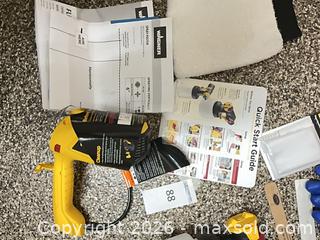 MaxSold Auction: Wagner HVLP Handheld Paint Sprayer Kit - Yellow/Black - Los Angeles (California, USA) PARTNER MANAGED Moving Online Auction - Erwin Street (CONDO)