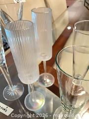 MaxSold Auction: Waterford Crystal Champagne Flutes, Lot of 8 - Los Angeles (California, USA) PARTNER MANAGED Moving Online Auction - Erwin Street (CONDO)
