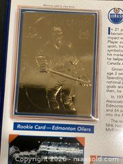 MaxSold Auction: WAYNE GRETZKY 22kt GOLD ROOKIE AND CAREER CARDS - St. Thomas (Ontario, Canada) SELLER MANAGED Downsizing Online Auction - Coleman Court