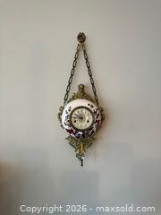 MaxSold Auction: Antique New Haven “Thistle” Porcelain Wall Clock with Brass Mount - Toronto (Ontario, Canada) SELLER MANAGED Estate Sale Online Auction - Walmer Road (CONDO)