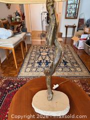 MaxSold Auction: Michael Jaubert Bronze Signed Table Lamp with Stone Base - Toronto (Ontario, Canada) SELLER MANAGED Estate Sale Online Auction - Walmer Road (CONDO)