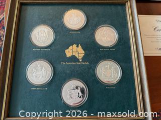 MaxSold Auction: The Australian State Medals Sterling Silver Proof Set (1976) w/ COA & Case - Toronto (Ontario, Canada) SELLER MANAGED Estate Sale Online Auction - Walmer Road (CONDO)