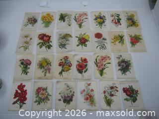 MaxSold Auction: Old Imperial Tobacco Silk Garden Flowers Lot x 31 - Esquimalt (British Columbia, Canada) SELLER MANAGED Downsizing Online Auction - Yarrow Place