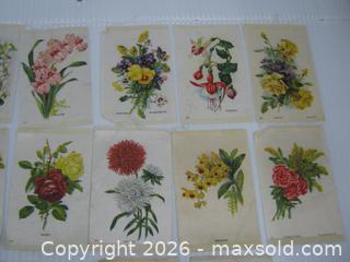 MaxSold Auction: Old Imperial Tobacco Silk Garden Flowers Lot x 31 - Esquimalt (British Columbia, Canada) SELLER MANAGED Downsizing Online Auction - Yarrow Place