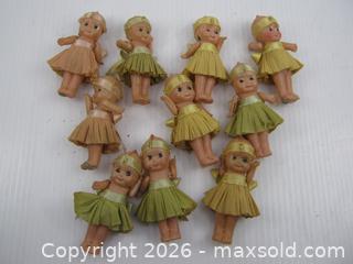 MaxSold Auction: Old Miniature Kewpie Celluloid Toy Dolls x 10 - Esquimalt (British Columbia, Canada) SELLER MANAGED Downsizing Online Auction - Yarrow Place