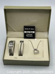 MaxSold Auction: Cote d’ Azur Heart Watch, Necklace, And Tennis Bracelet Gift Set  - St. Catharines (Ontario, Canada) SELLER MANAGED Estate Sale Online Auction - Drury Crescent