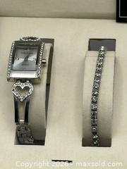 MaxSold Auction: Cote d’ Azur Heart Watch, Necklace, And Tennis Bracelet Gift Set  - St. Catharines (Ontario, Canada) SELLER MANAGED Estate Sale Online Auction - Drury Crescent
