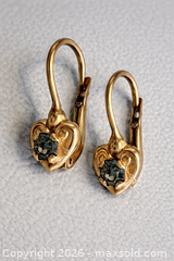 MaxSold Auction: Vintage 10K Yellow Gold Earrings - Marked  - Toronto (Ontario, Canada) PARTNER MANAGED Reseller Online Auction - Queen Street West
