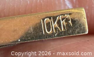 MaxSold Auction: Vintage 10K Yellow & White Gold Crucifix Cross Pendant - Marked  - Toronto (Ontario, Canada) PARTNER MANAGED Reseller Online Auction - Queen Street West