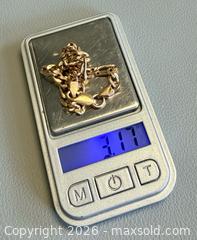 MaxSold Auction: Vintage 14K Yellow Gold Italian Figaro Bracelet - Marked  - Toronto (Ontario, Canada) PARTNER MANAGED Reseller Online Auction - Queen Street Wt.