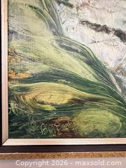 MaxSold Auction: Vintage Framed Signed & Dated 1971 Original Textured Painting on Board  - Toronto (Ontario, Canada) PARTNER MANAGED Reseller Online Auction - Queen Street West