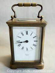 MaxSold Auction:  Vintage KENTS' TORONTO Brass Carriage Clock - Toronto (Ontario, Canada) PARTNER MANAGED Reseller Online Auction - Queen Street West