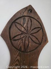 MaxSold Auction: Antique 19th century hand carved tape loom monogrammed E.C.C.. Beautiful antique folk art - 24" x 7" - Kingston (Ontario, Canada) SELLER MANAGED Downsizing Online Auction - Abdo Road
