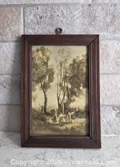 MaxSold Auction: c. 1920-1950s - Small Vintage Print of "Morning, Dance of the Nymphs" by the French landscape Artist: Jean-Baptiste-Camille-Carot  - Kingston (Ontario, Canada) SELLER MANAGED Downsizing Online Auction - Abdo Road