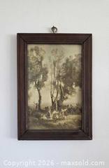 MaxSold Auction: c. 1920-1950s - Small Vintage Print of "Morning, Dance of the Nymphs" by the French landscape Artist: Jean-Baptiste-Camille-Carot  - Kingston (Ontario, Canada) SELLER MANAGED Downsizing Online Auction - Abdo Road