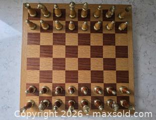MaxSold Auction: Cardinal 1984 Limited Edition Wood & Brass Chess Set - Kingston (Ontario, Canada) SELLER MANAGED Downsizing Online Auction - Abdo Road