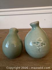 MaxSold Auction: A Pair of Korean Celadon Bud Vases - Pickering (Ontario, Canada) SELLER MANAGED Reseller Online Auction - Old Brock Road