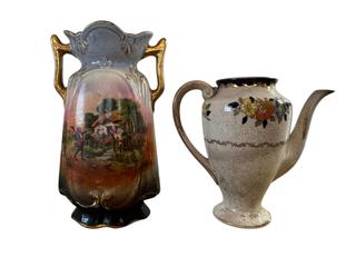 MaxSold Auction: Antique Teapot and Vase - Pickering (Ontario, Canada) SELLER MANAGED Reseller Online Auction - Old Brock Road