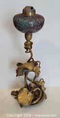 MaxSold Auction: Art Nouveau French Bronze Oil Lamp - Pickering (Ontario, Canada) SELLER MANAGED Reseller Online Auction - Old Brock Road
