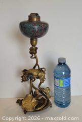 MaxSold Auction: Art Nouveau French Bronze Oil Lamp - Pickering (Ontario, Canada) SELLER MANAGED Reseller Online Auction - Old Brock Road
