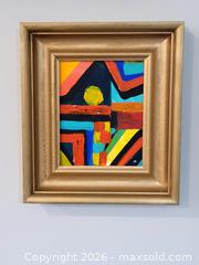 MaxSold Auction: Canadian Abstract Oil on Board Painting - Pickering (Ontario, Canada) SELLER MANAGED Reseller Online Auction - Old Brock Road