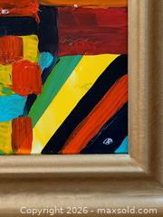 MaxSold Auction: Canadian Abstract Oil on Board Painting - Pickering (Ontario, Canada) SELLER MANAGED Reseller Online Auction - Old Brock Road