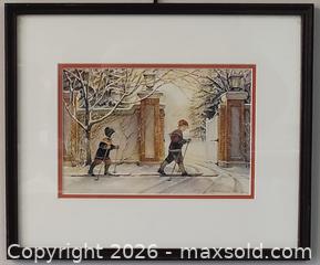 MaxSold Auction: Trish Romance Print - Pickering (Ontario, Canada) SELLER MANAGED Reseller Online Auction - Old Brock Road