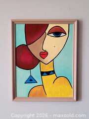 MaxSold Auction: Vintage Signed Acrylic Painting - Pickering (Ontario, Canada) SELLER MANAGED Reseller Online Auction - Old Brock Road
